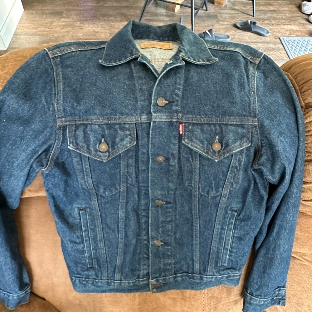 Levi's Blue Jean Jacket Classic Style
